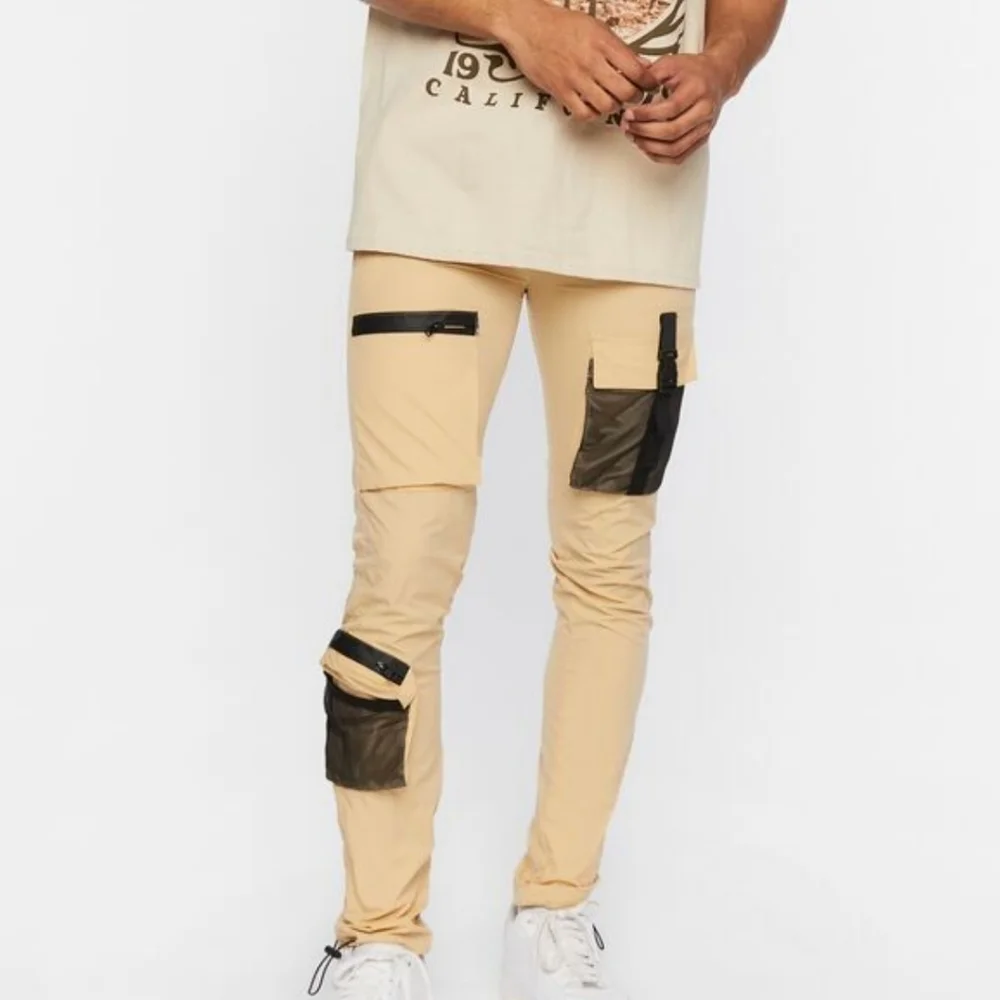 Amerucan Stitch Mens Woven Cargo  joggers - Picture 4 of 12